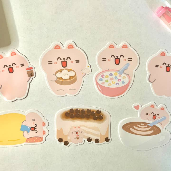 Chubbythelittlecat - Wholesale Sticker - Chubby Loves You Sticker1