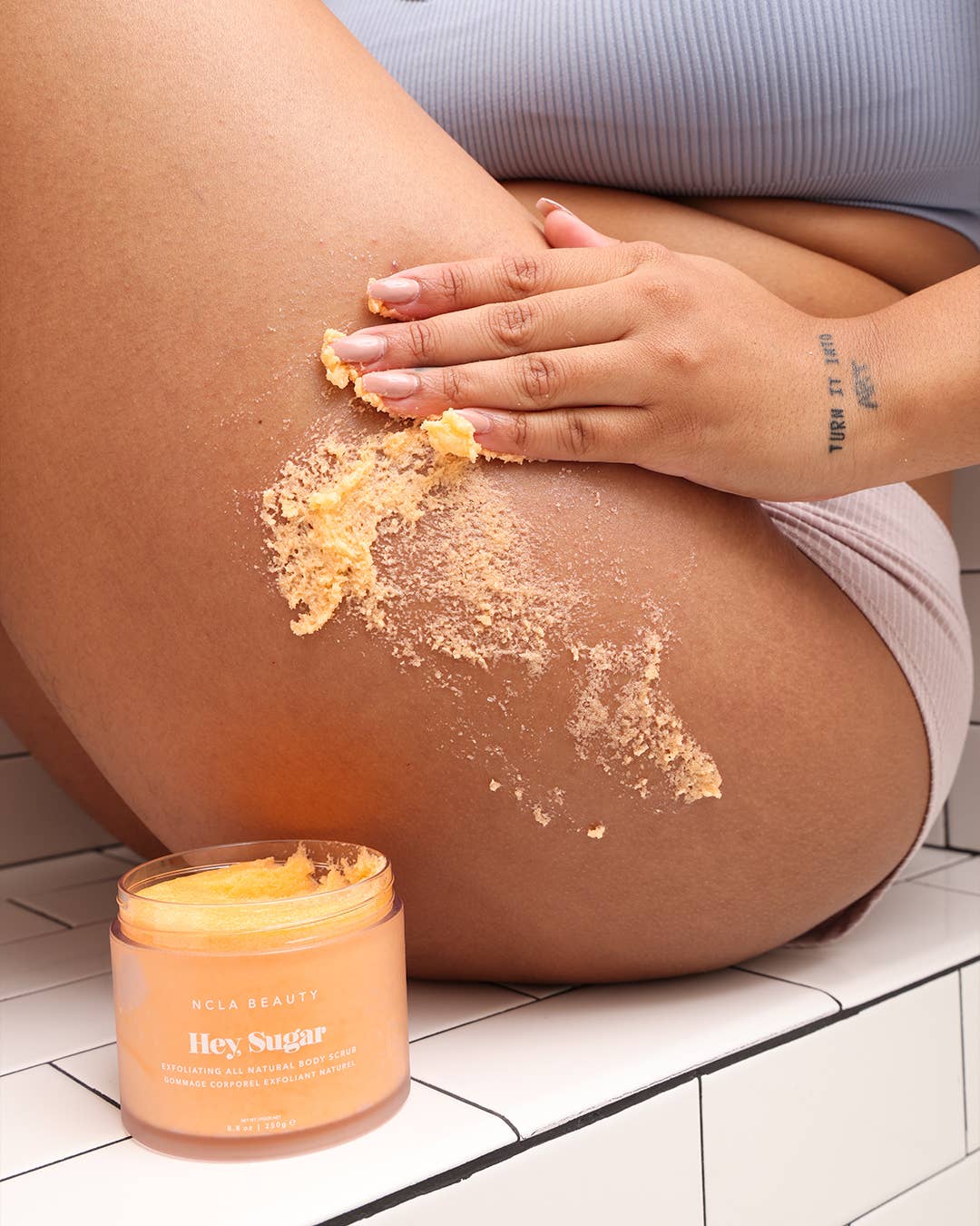 NCLA Beauty - Wholesale Body Scrub/Exfoliant - Hey, Sugar All Natural Body Scrub - Peach1
