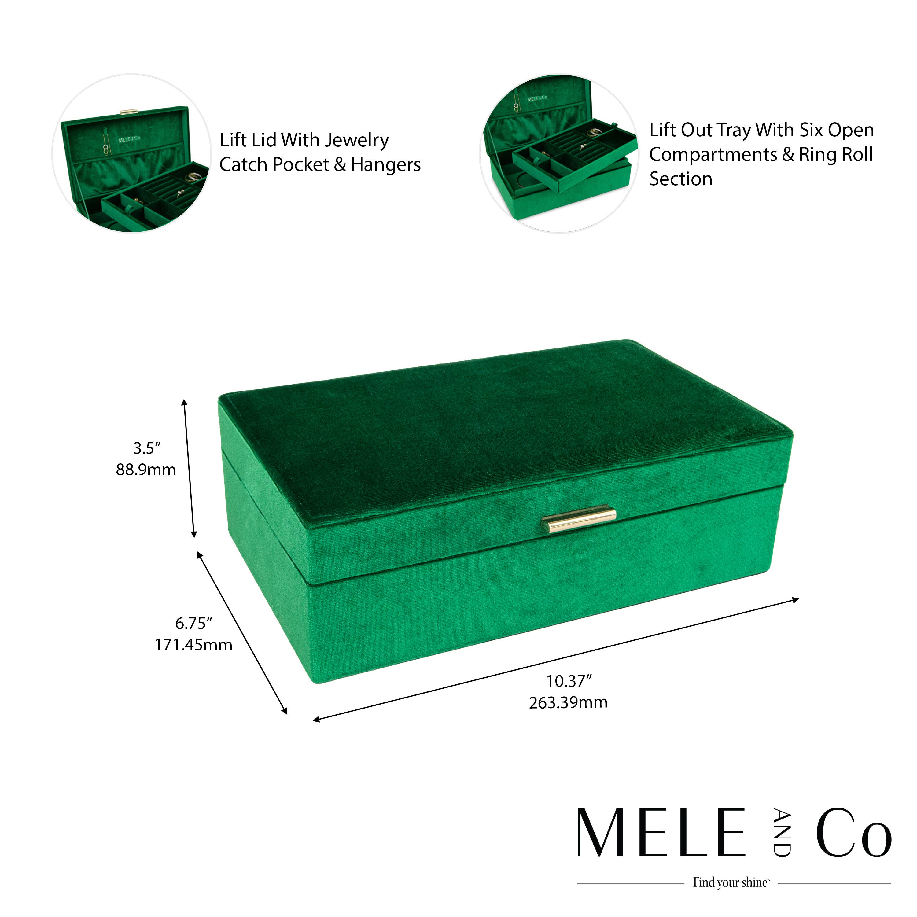 Mele and Co - Wholesale Jewelry Box/Organizer - Mele and Co Jewel Velvet Jewelry Box2