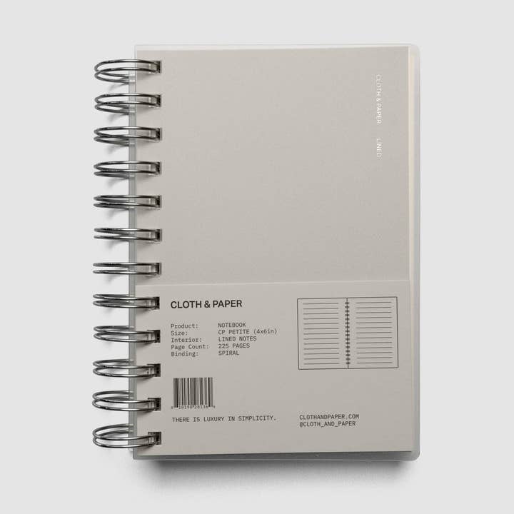 Cloth & Paper - Wholesale Notebook - Spiral Notebook | CP Petite