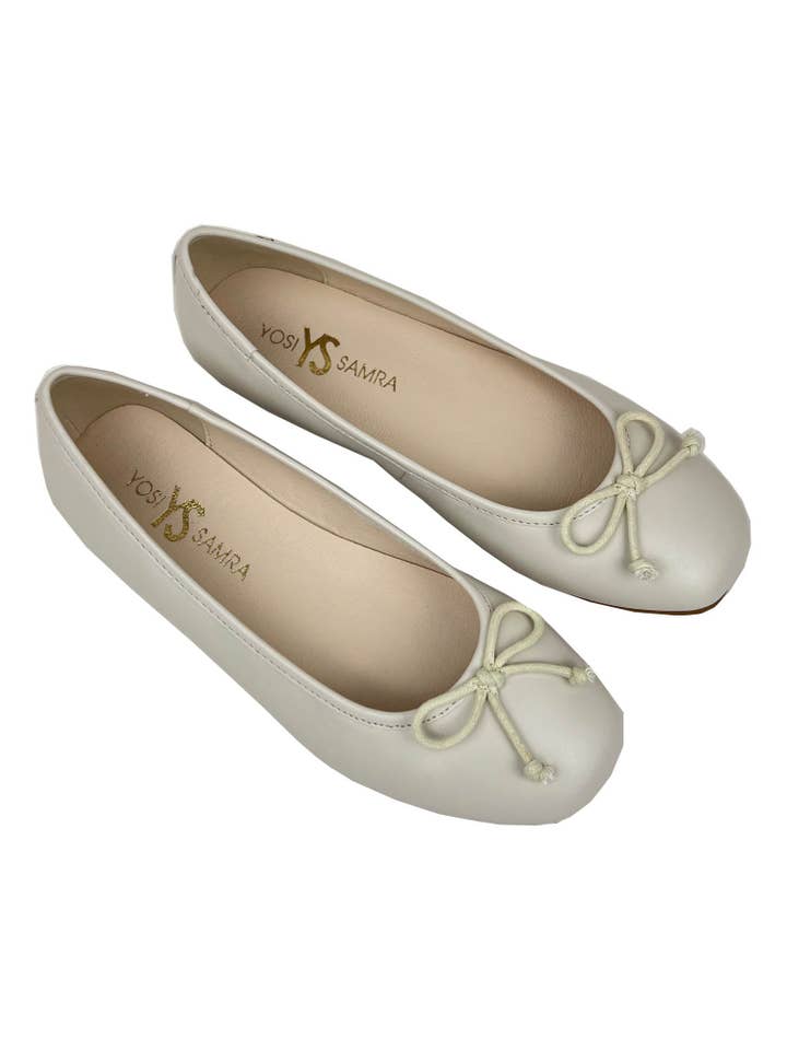 Miss Sadie Ballet Flat in Bone - Kids for wholesale on Faire