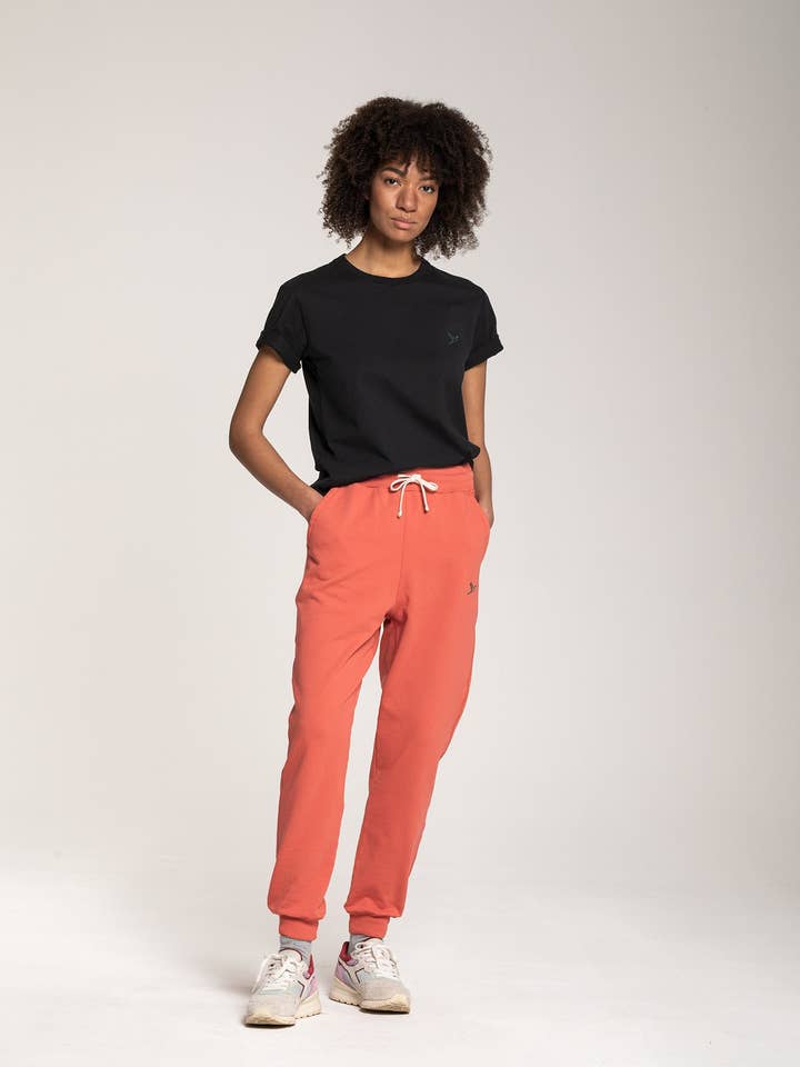 Pantaloni della tuta ORILABO da donna - Corallo per la vendita all'ingrosso da parte di ORILABO Project