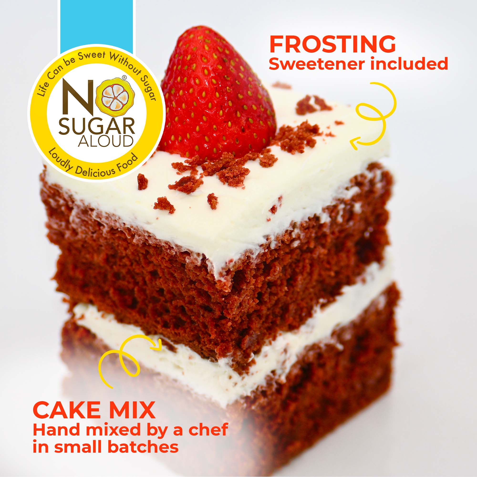 No Sugar Aloud LLC - Wholesale Cake Mix - Low-Carb Velvet Cake Mix3