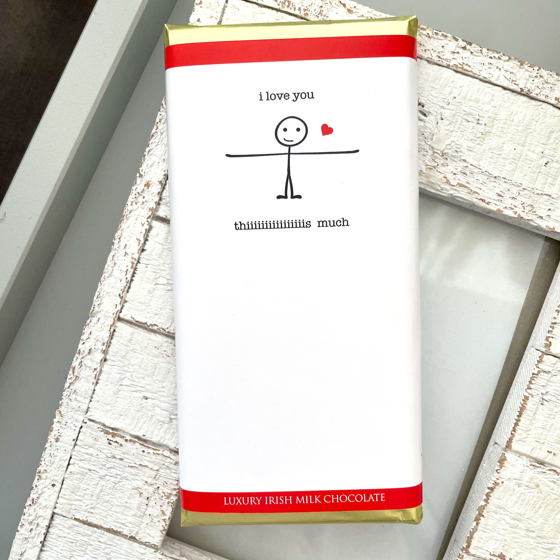 Sweet Living Kilkenny - Wholesale Chocolate bar - i love you thiiiiiiiis much1