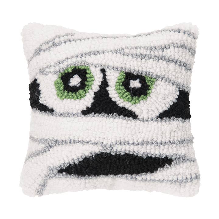 Halloween Mummy Face Throw Pillow for wholesale by C&F Home
