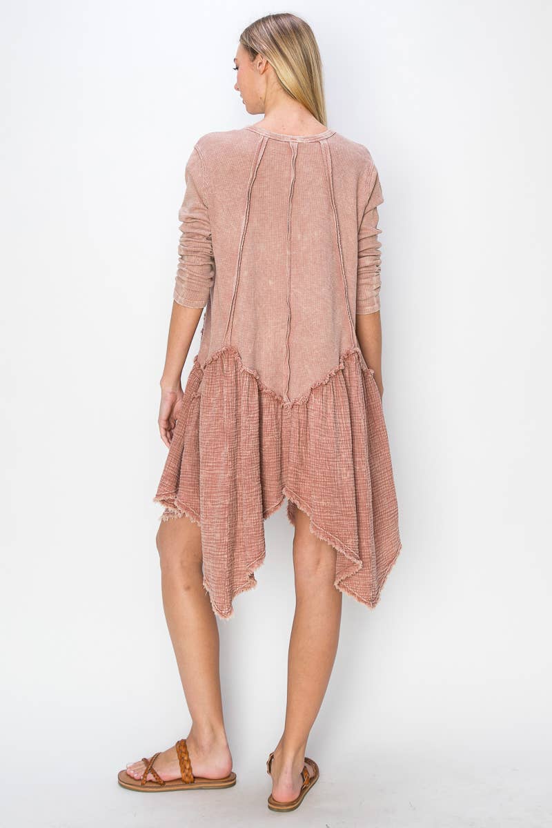 J.Her - Vendita all'ingrosso Tunica - Donna - Tunica da fata Boho Distressed HT41416