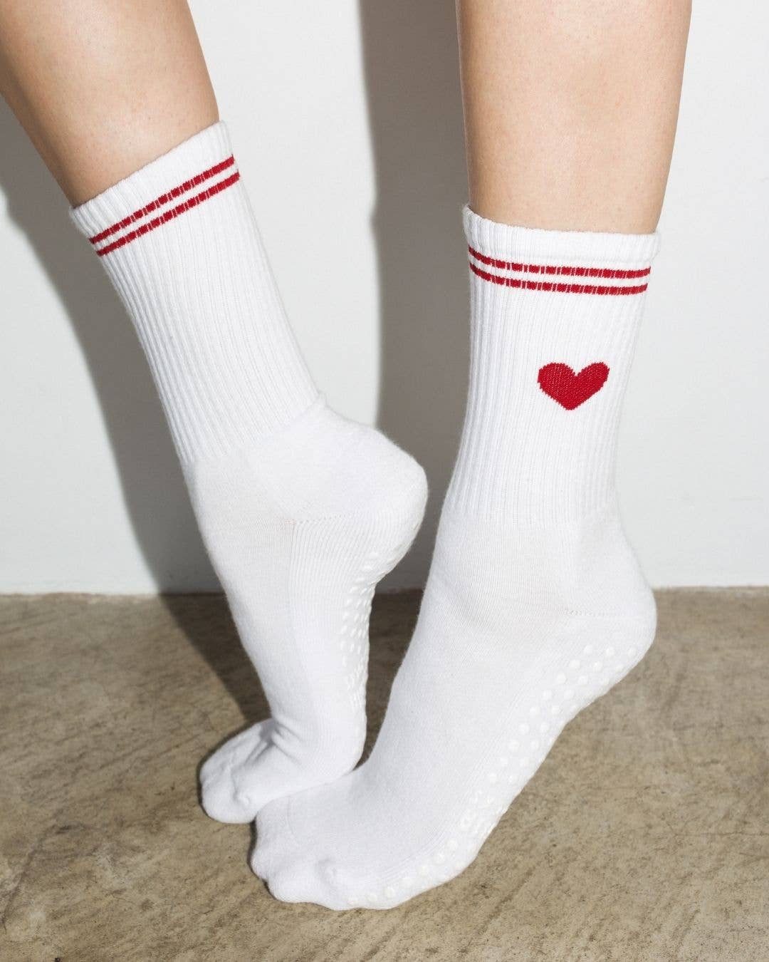 California Grip Socks - Wholesale Socks - Unisex - The Heart Grip Socks6