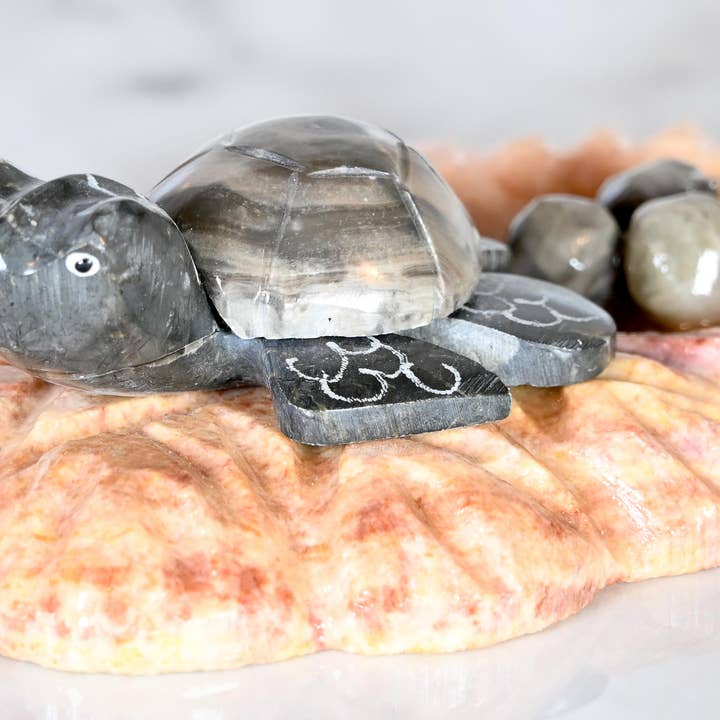 Marble Turtle Nesting 4'' for wholesale by SS handcrafted Art