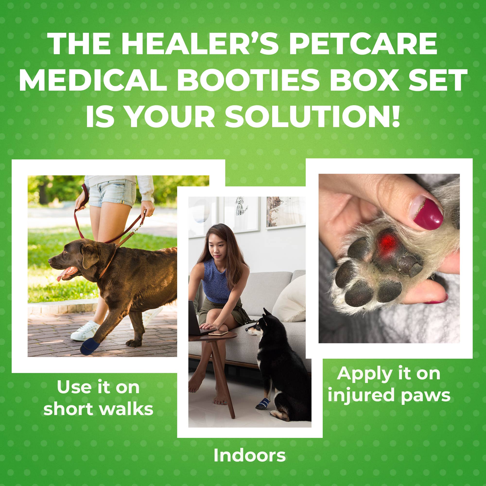 Healers PetCare – wholesale Pet paw protection – Healers Medical Booties6