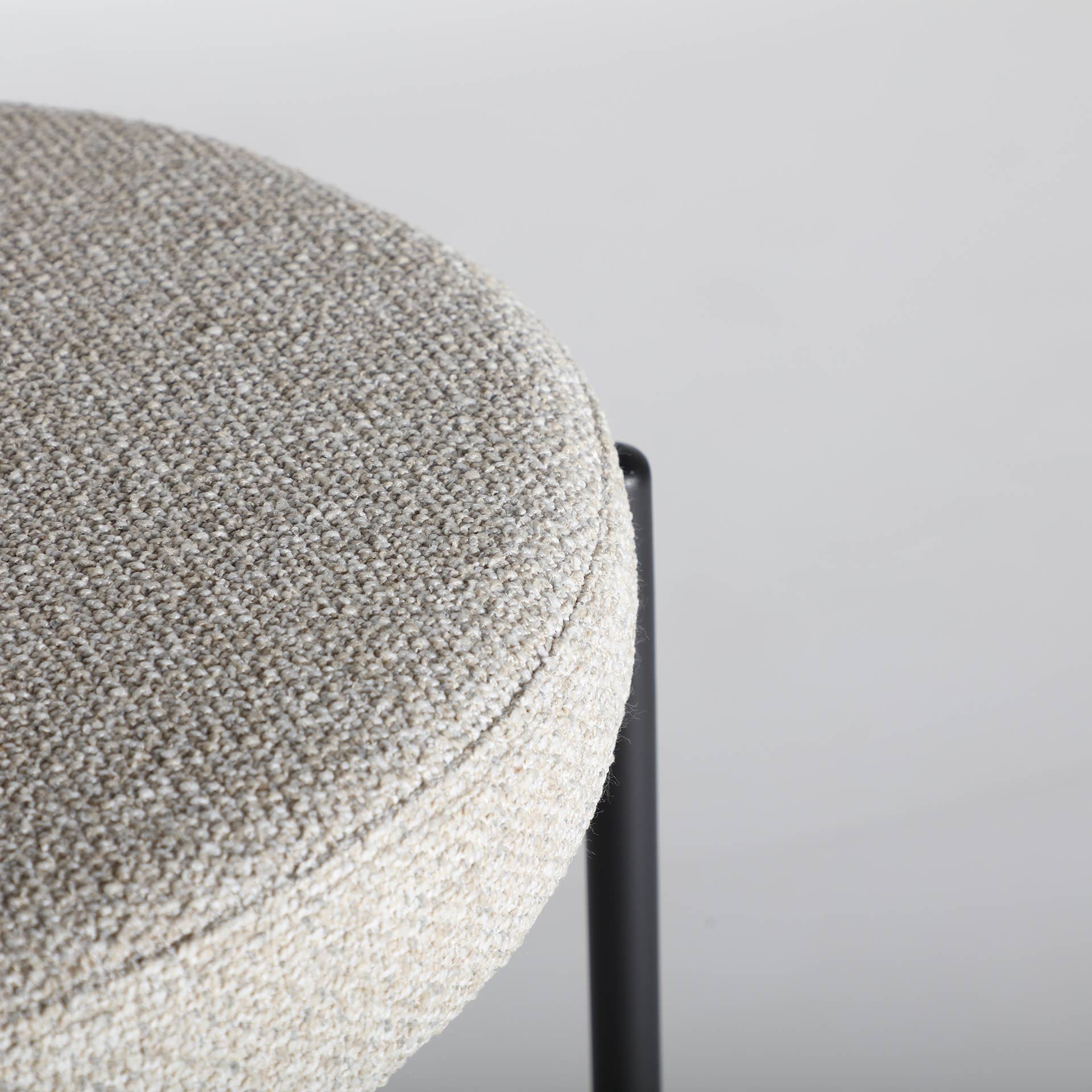 Kodu Home Design - Wholesale Stool - Set of 2 Stools, Polyester, Beige, 48x53x106cm5