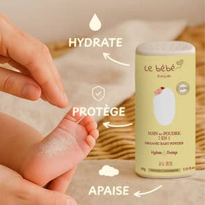 Bijin - Wholesale Talcum Powder - Baby - Organic Baby powder 2-in-1 without talc 100g1