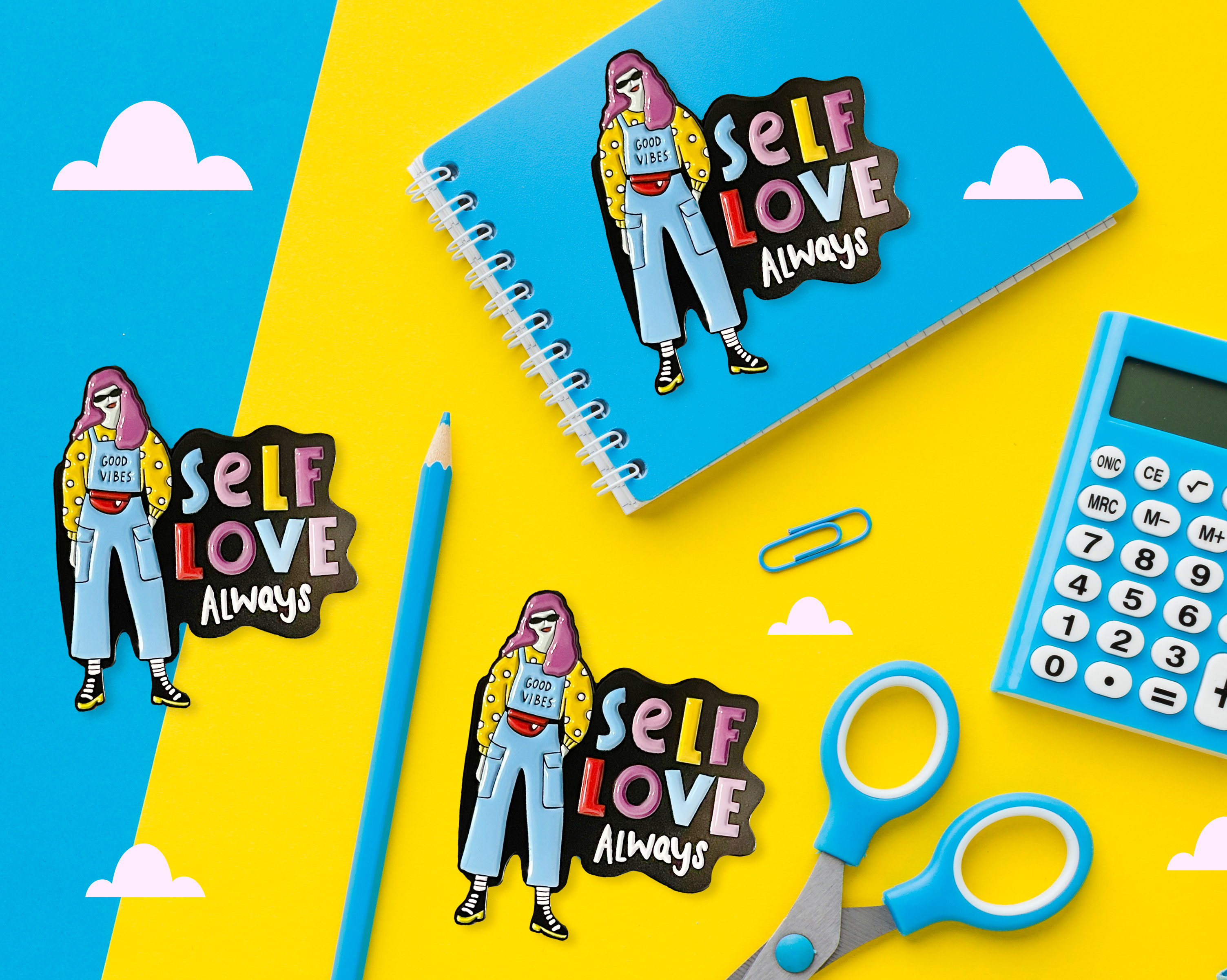 Neha Lee Designs - Wholesale Lapel Pin/Button - Self love always enamel pin4