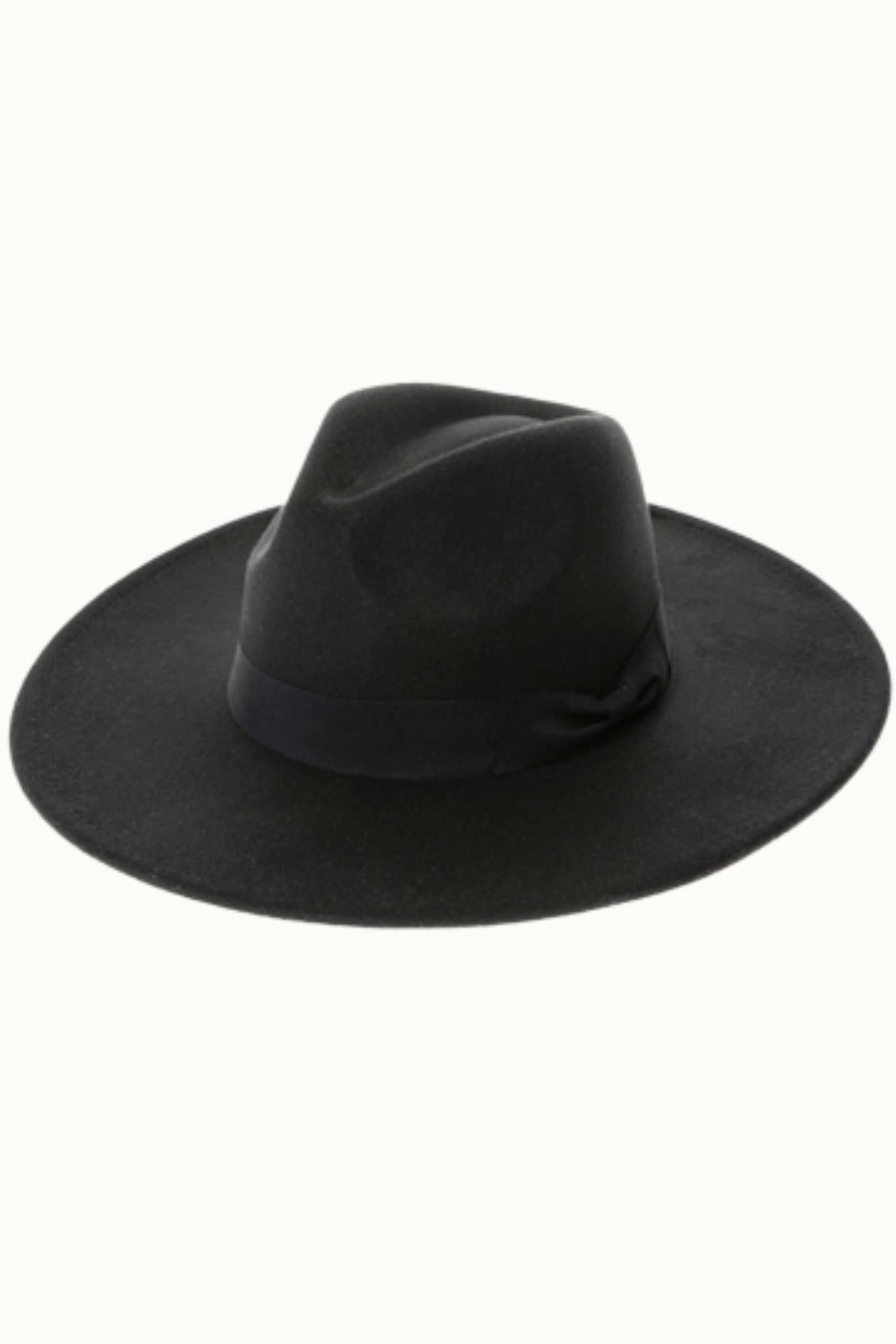 Olive & Pique - Wholesale Fedora - Women's - Structured Wide Brim Rancher in Vegan Felt, Adjustable