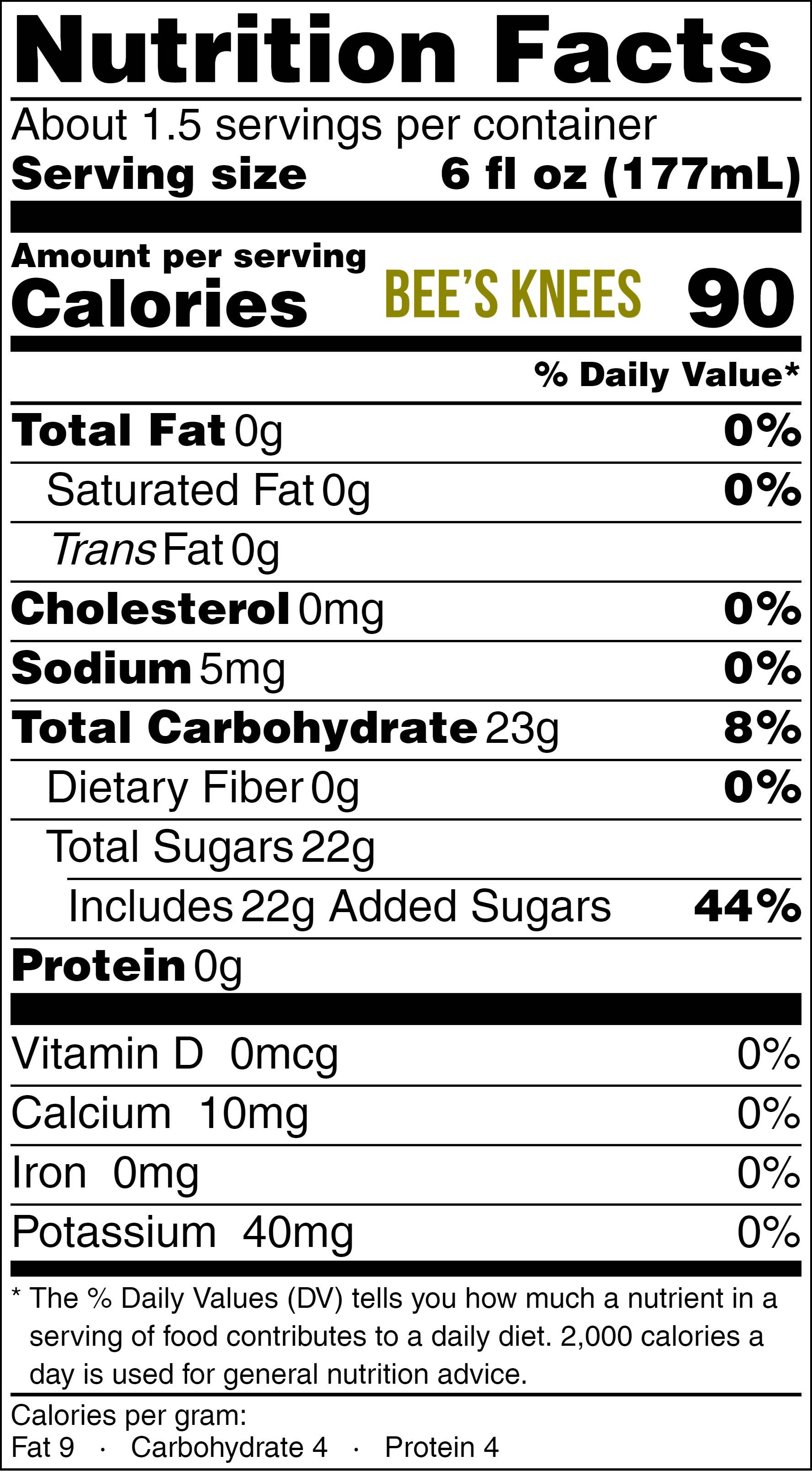 Blind Tiger Spirit-Free Cocktails - Wholesale Non-Alcoholic Aperitif/Mocktail - Bee's Knees Non-Alcoholic RTD Cocktail & Mixer3