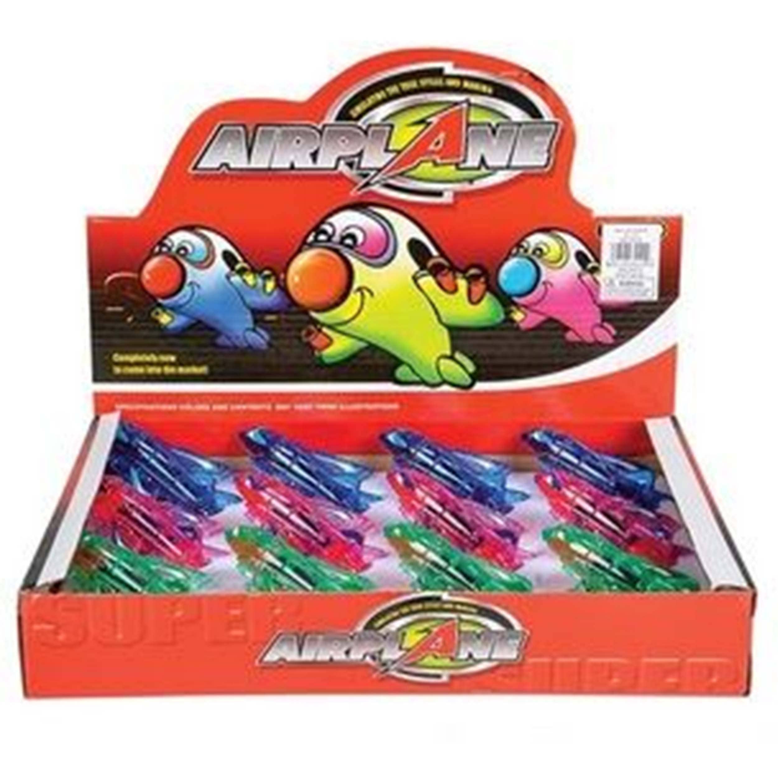 JSBlueRidge Toys - Vente Avion miniature – enfant - Jouets anti-stress pour enfants en forme d'avion transparent2