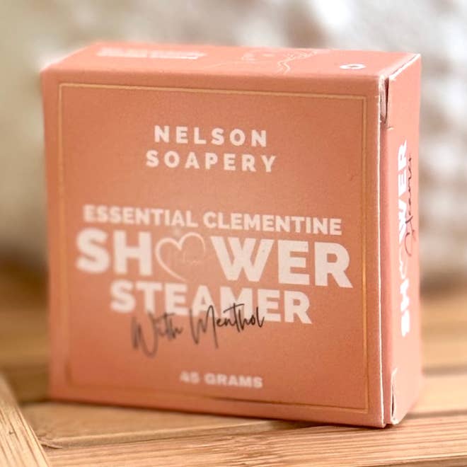 Shower Steamers - Clementine for wholesale by Nelson soapery