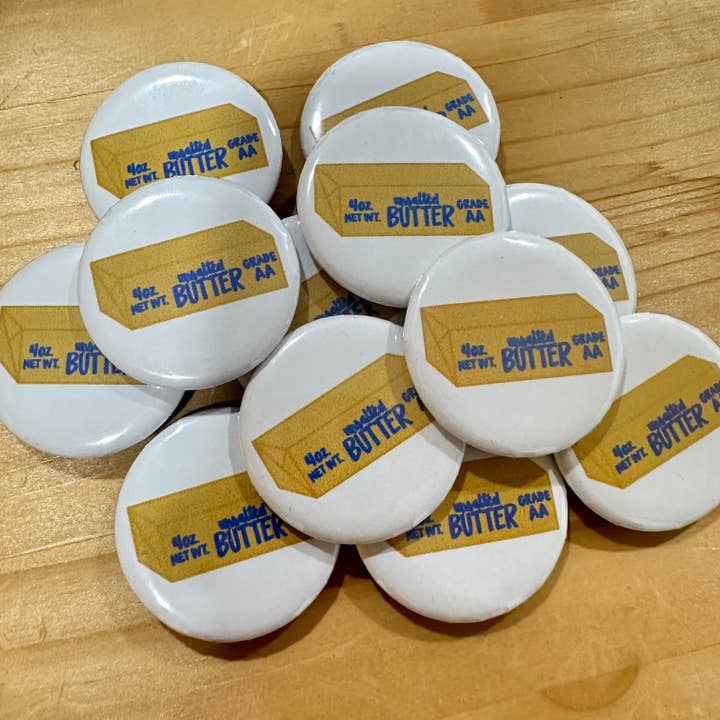 Stick of Butter Button for wholesale by Craftinista Girl