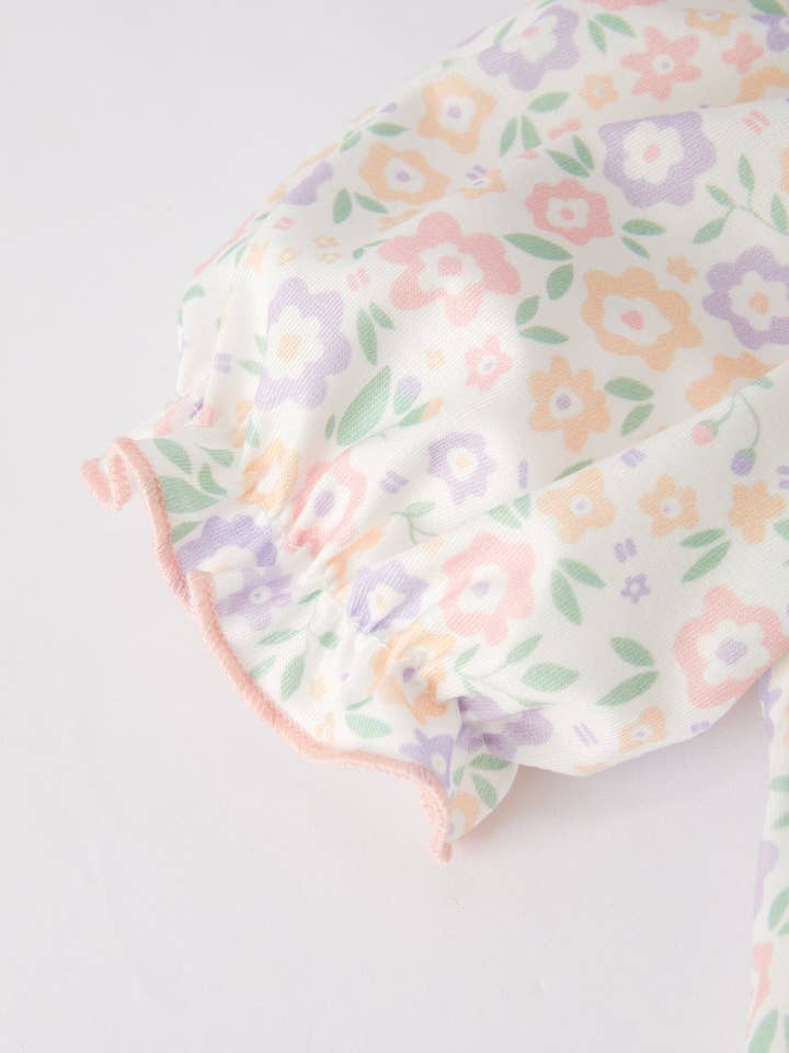 Rylee Faith Designs - Wholesale Dress - Kids - Easter Cross Smocking Embroidery Colorful Dress3