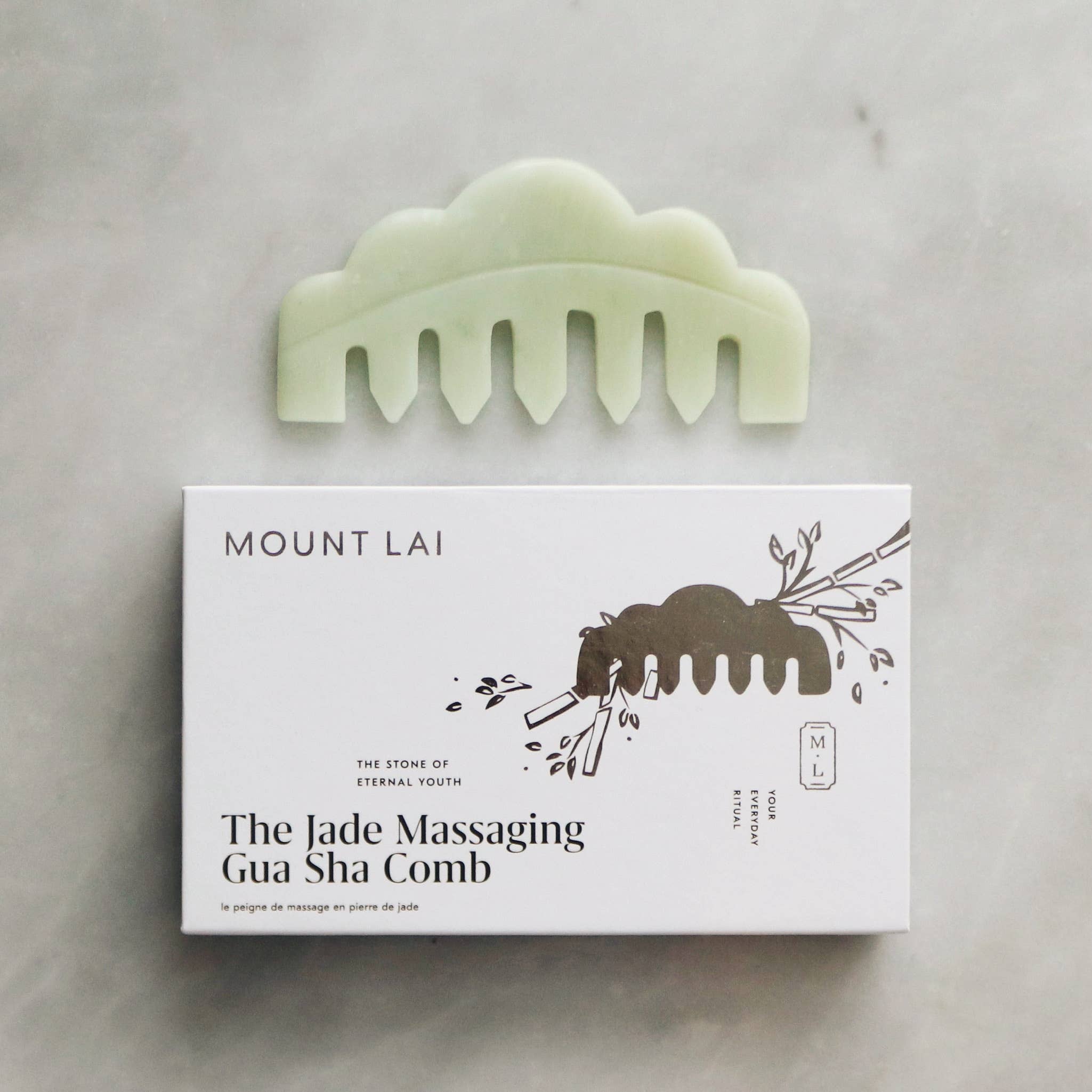 Mount Lai - Wholesale Gua Sha Tool - The Jade Massaging Gua Sha Comb6