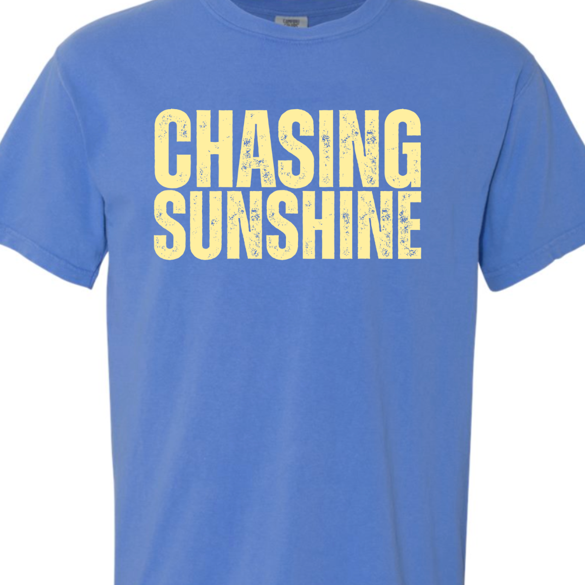 Kiki's Boutique - Wholesale Screen Printed T-Shirt - Women's - Chasing Sunshine Comfort Color Tee 7