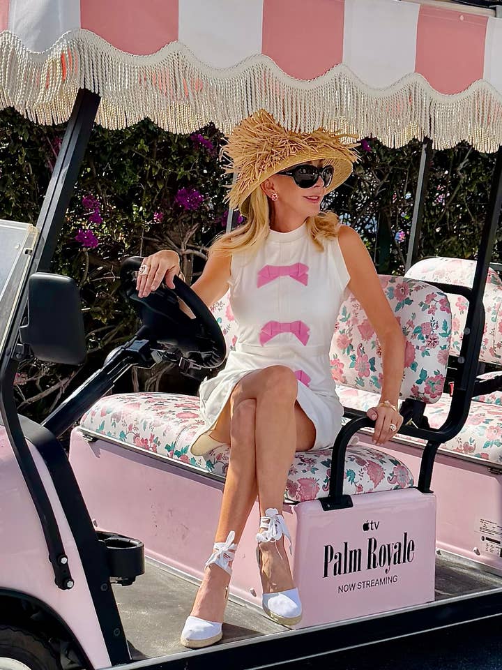 Paddle & Palm Pickleball – Engroshandel Tenniskjole – til kvinder – Den lyserøde sløjfekjole7