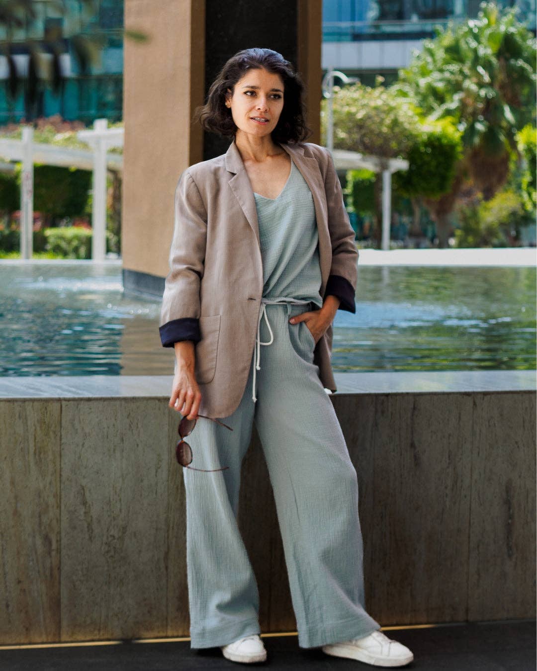 hutch&putch – wholesale Blus - Dam – Musselinblus "Jule" • med ballongärmar7