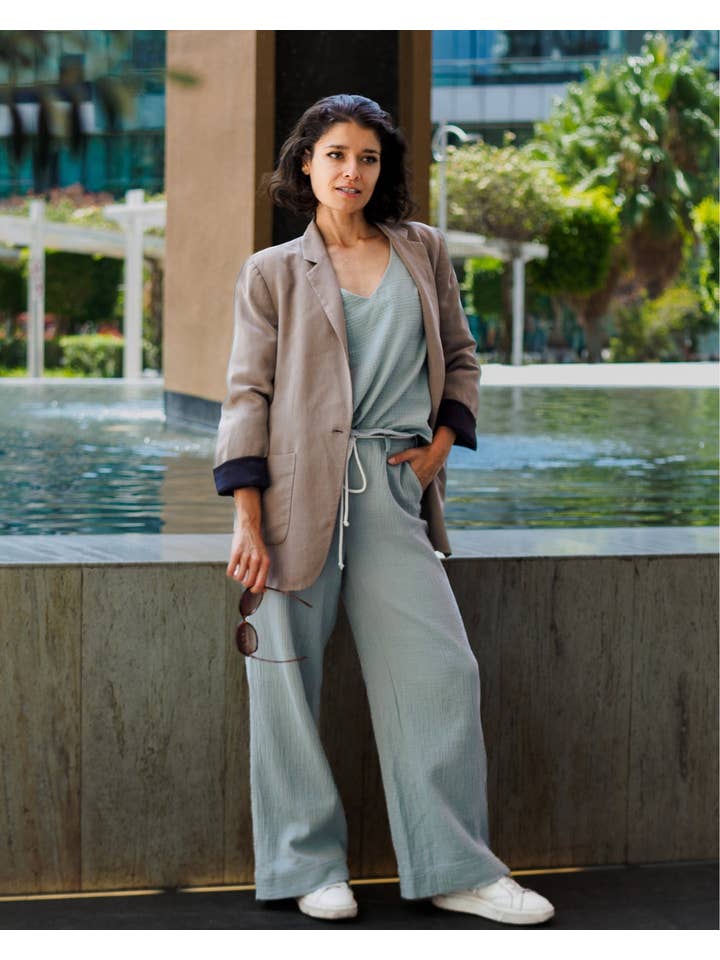 hutch&putch - Wholesale Blouse - Women's - Musselin blouse "Jule" • with balloon sleeves7