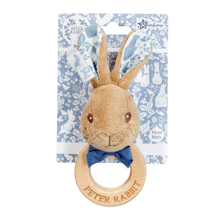 Baby Ring Rattle – Peter Rabbit for wholesale by Rainbow Designs