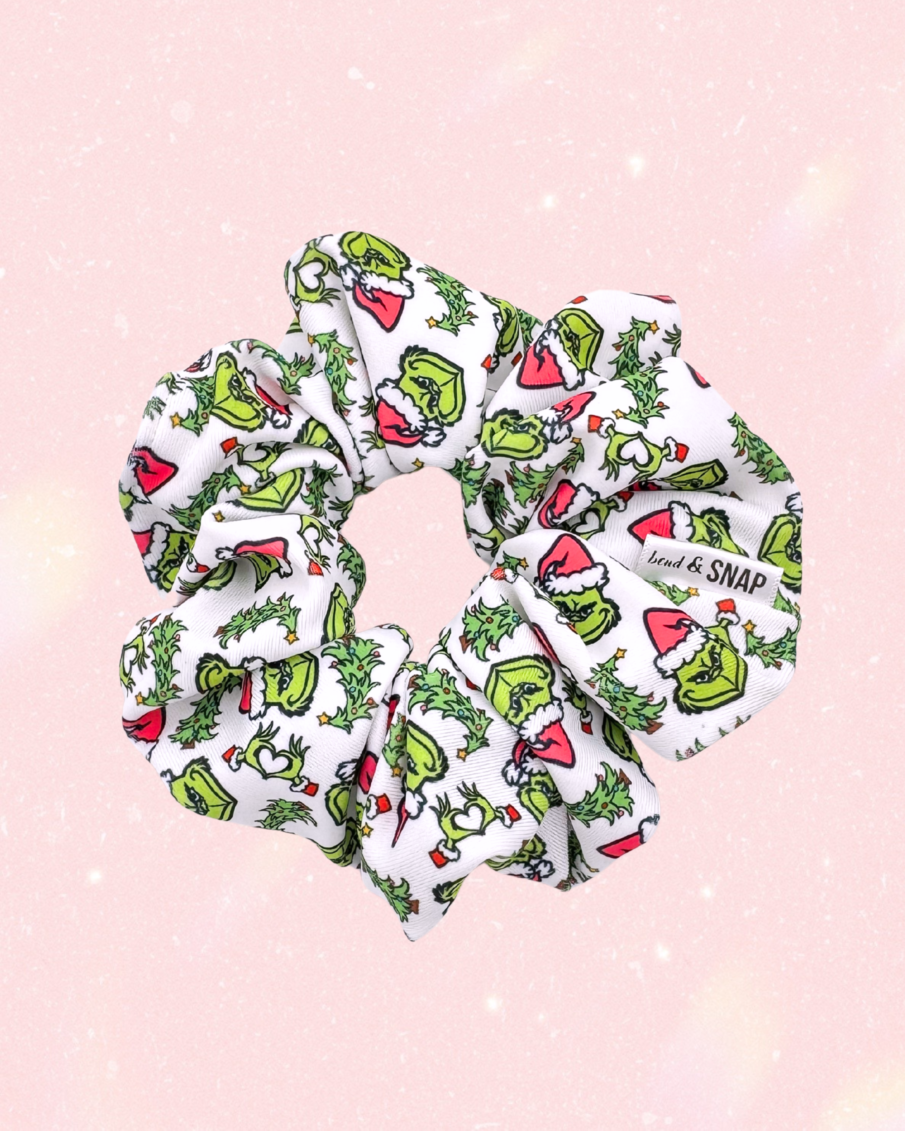 Bend & Snap - Wholesale Scrunchie - Women's - Deer on Pink // Scrunchies0