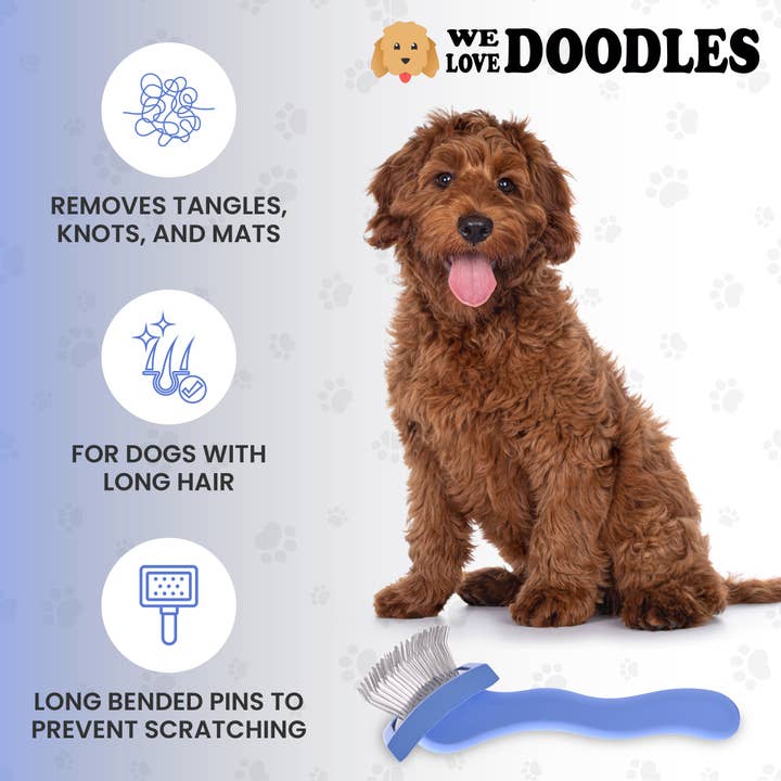 We Love Doodles - Wholesale Pet Brush - Cat/Dog - Curved Slicker Brushes4