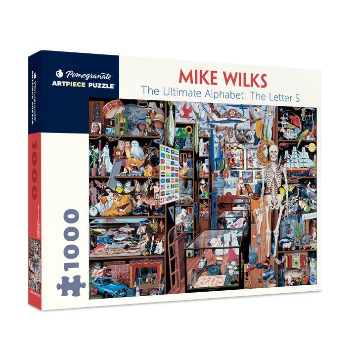 Pomegranate - Wholesale Puzzle - Adult - Mike Wilks: The Ultimate Alphabet: The Letter S 1000-piece Jigsaw Puzzle