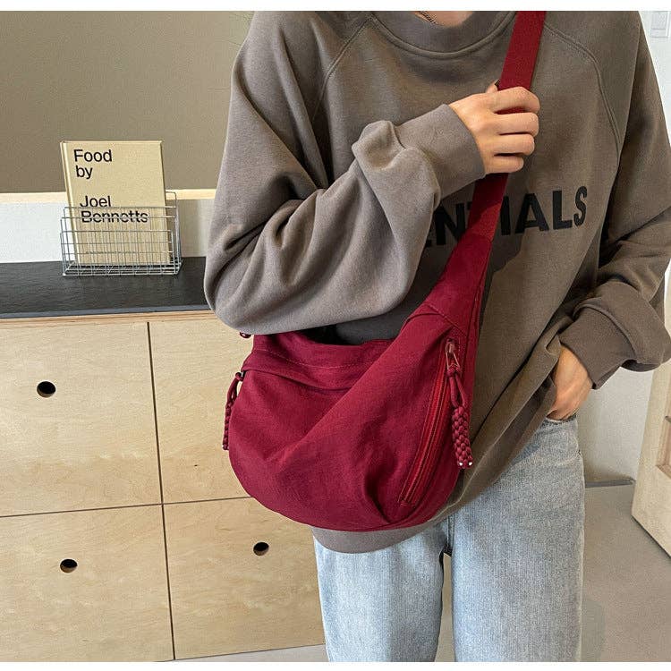 Suhkasana - Wholesale Crossbody Bag - Women's - Crossbody Dumpling Bag Moon Shoulder Sling Casual16