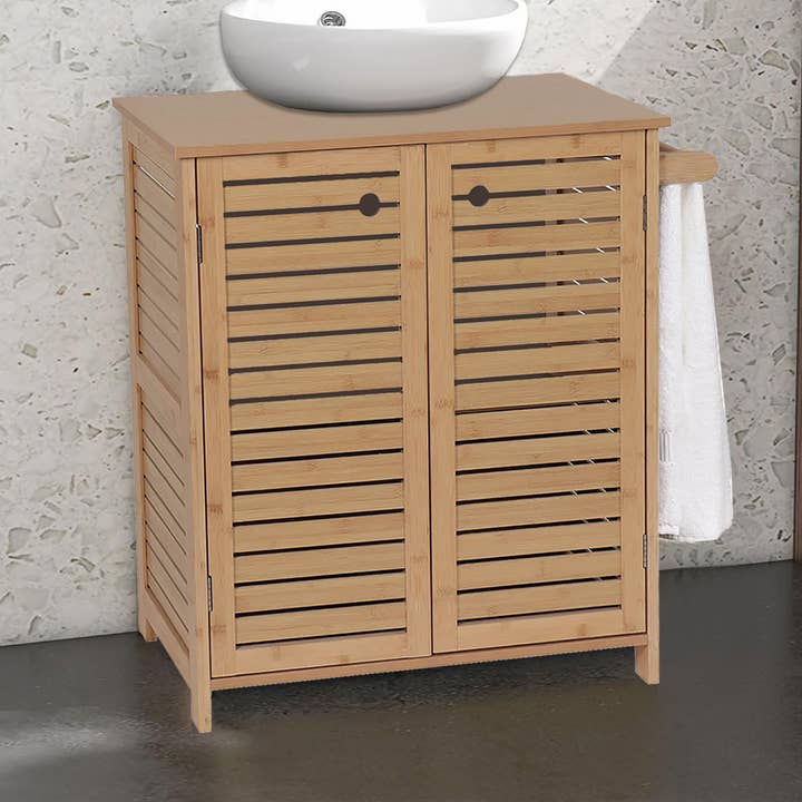 Armoire sous-évier naturelle – Trinidad pour la vente par Evideco French Home Goods