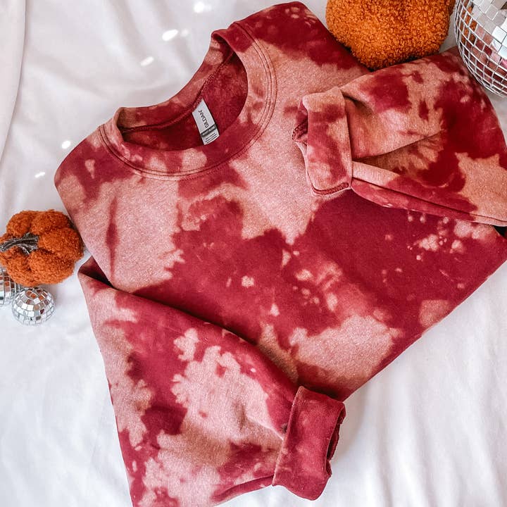 Apparel to Dye For - Wholesale Sweatshirt - Women's - Fall/Halloween Bleach Dye Sweatshirt Blanks COLLECTION