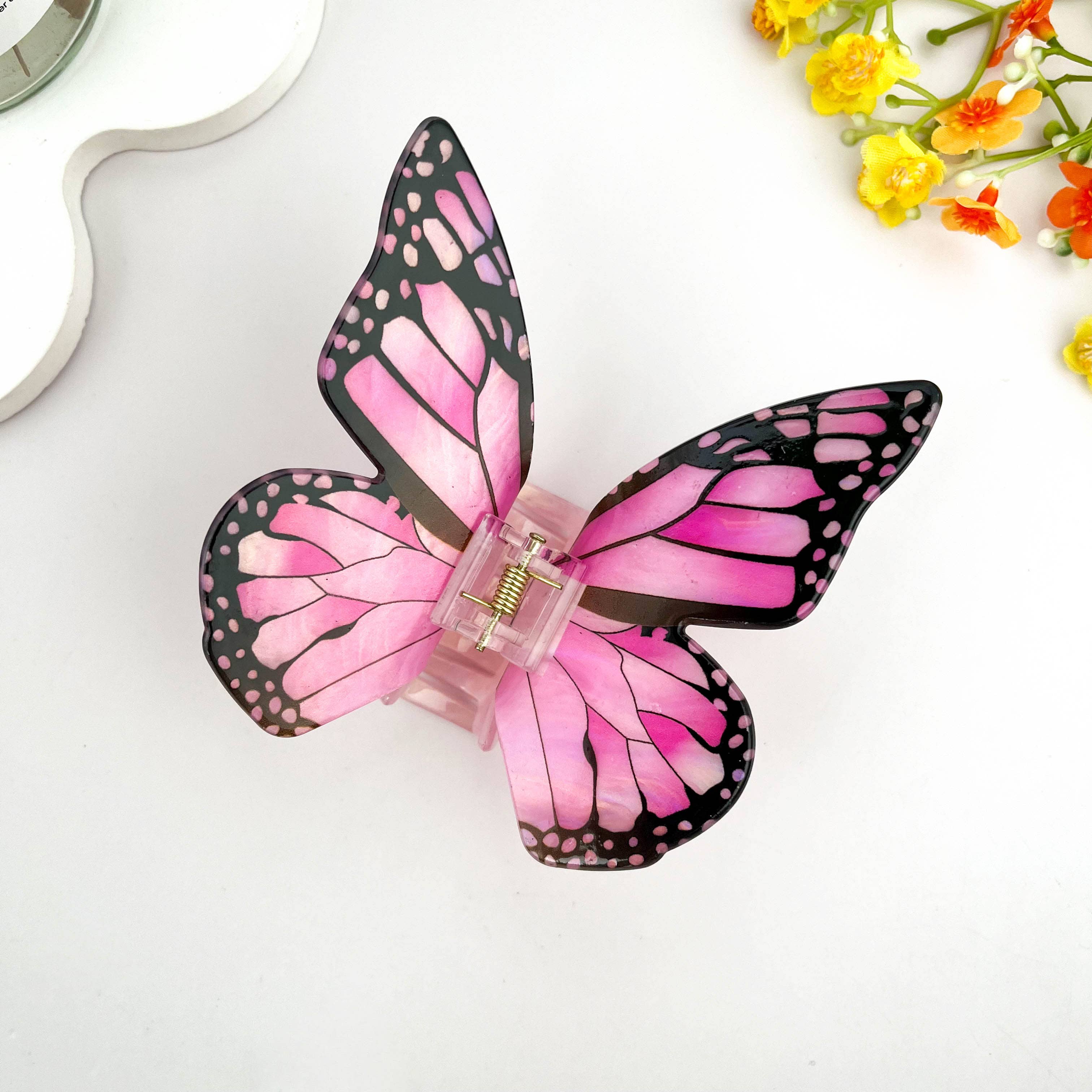 mildstyles - Wholesale Hair Clip - Women's - Creative  Elegant Acrylic Butterfly-Insect Hair Claw Clip 🦋1