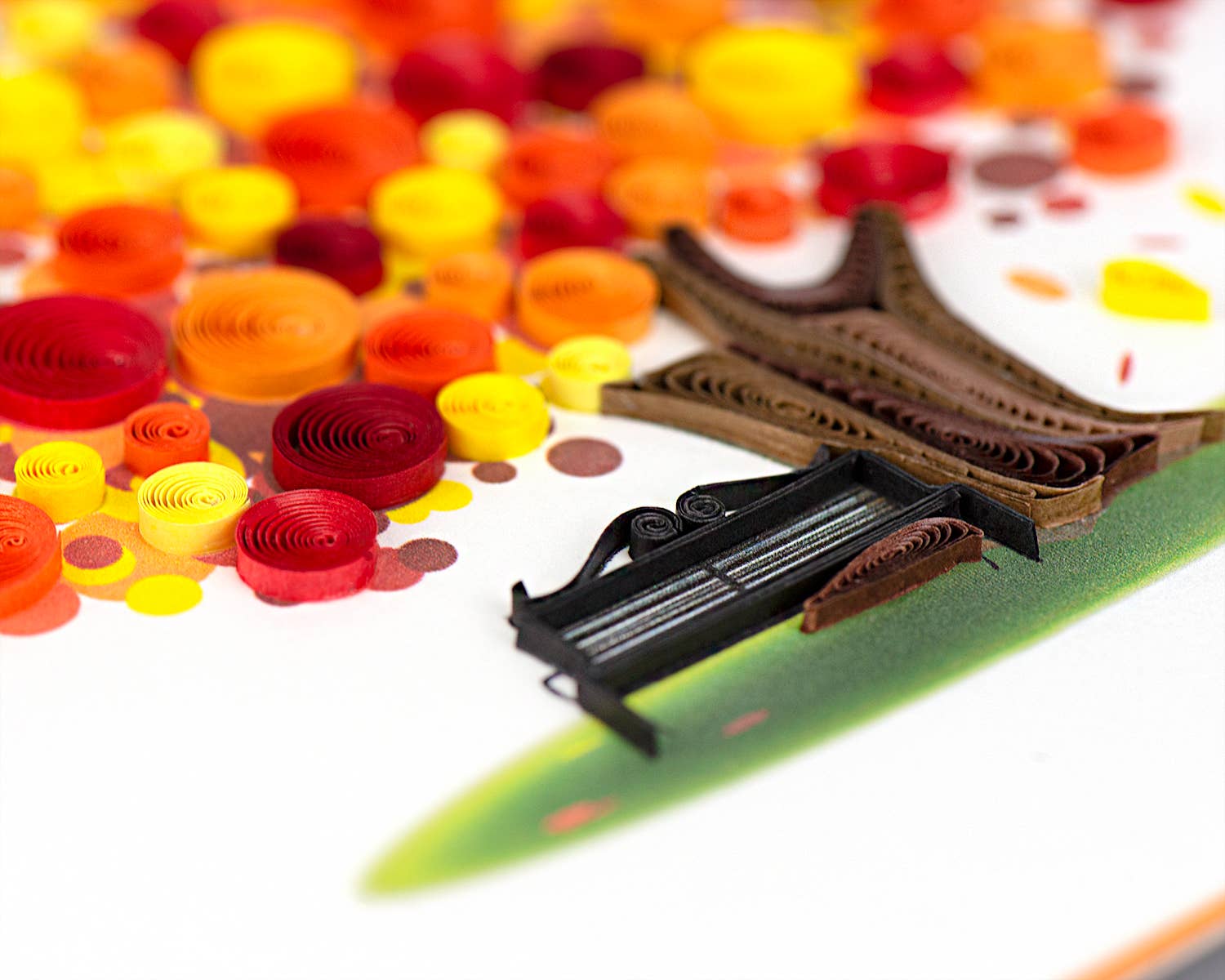 Quilling Card - Wholesale Everyday Greeting Card - Autumn Tree1