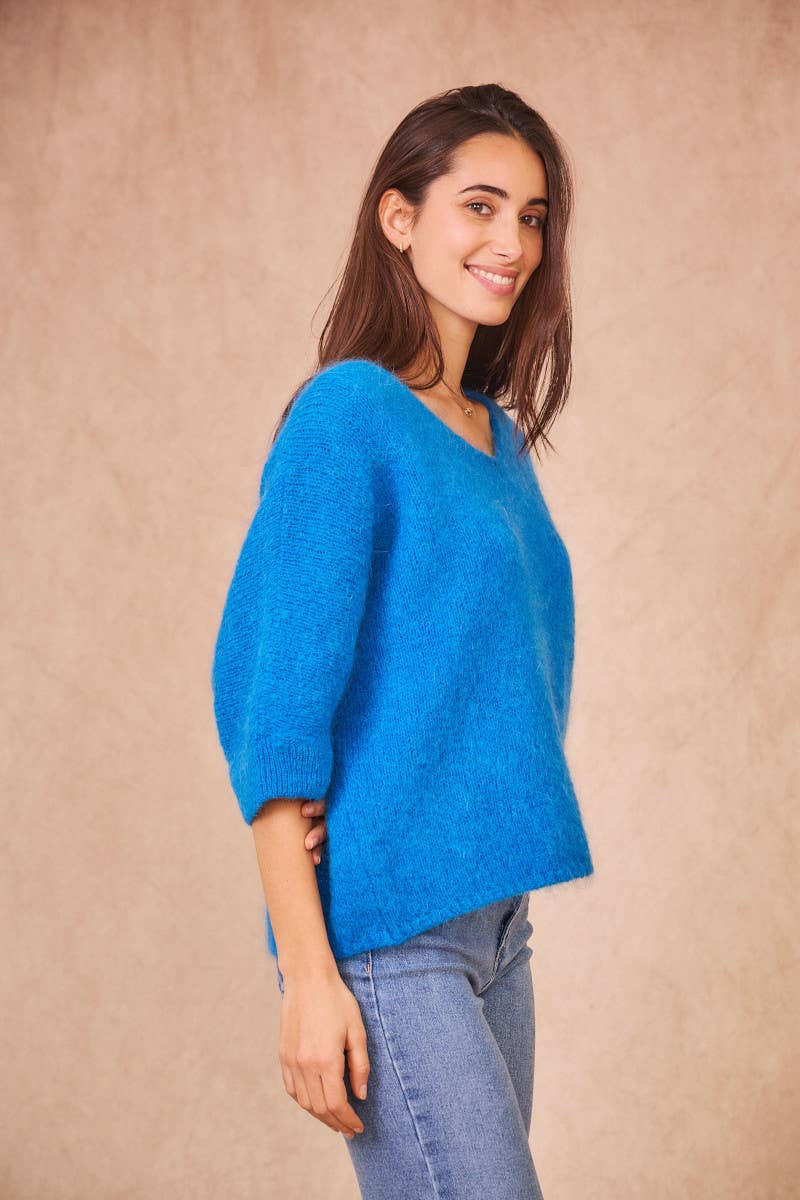 Calie Paris - Venta al por mayor Jersey de punto - Mujer - Suéter elegante de mohair kid16
