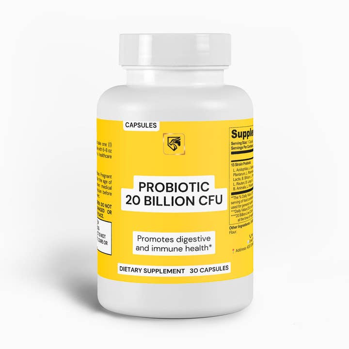Probiotic Supplement - Supports Gut Health and Wellness (30 Capsules) for wholesale by theLifeSupps.com