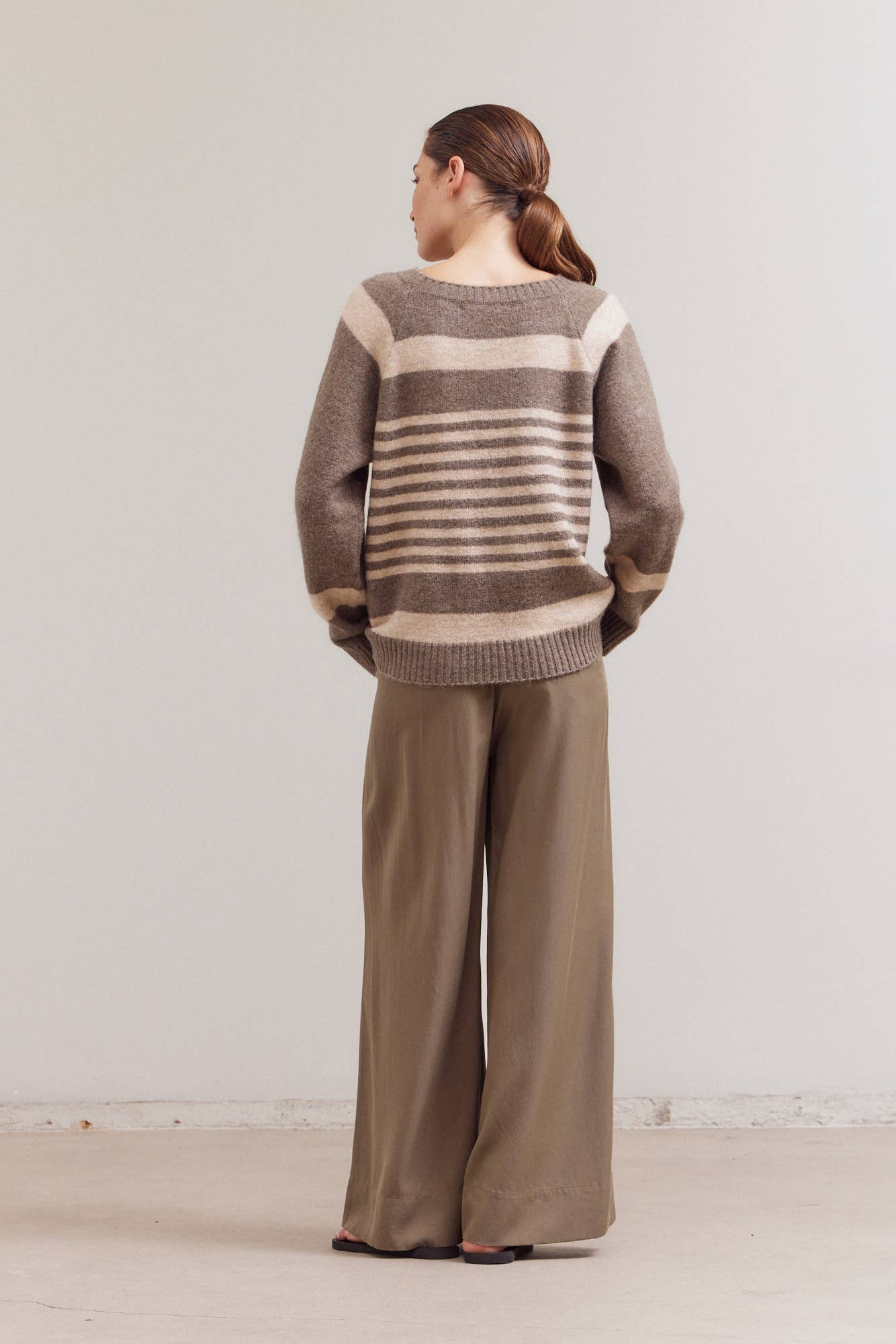 Grade & Gather - Vente Pantalon – femme - Pantalon large en TENCEL5