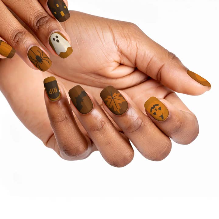 FYNE BODY - Wholesale Press-on/fake nails - Cocoa Coven Gothic Autumn Press-On Nails58