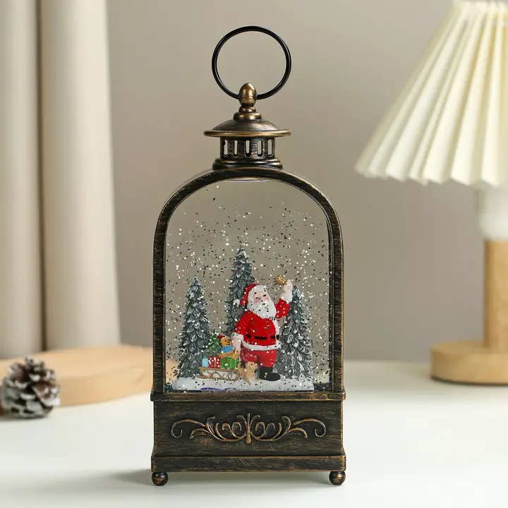 SINT - Wholesale Snow Globe - SINT Christmas Vintage Snow Globe Lantern4