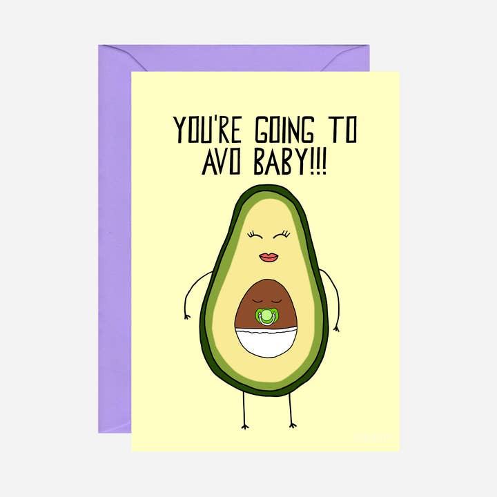 Carte Bébé Avocat pour la vente par Pearl Ivy