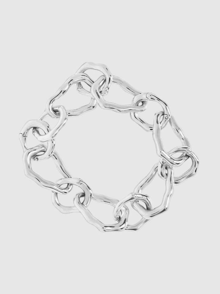 Bracelet chaîne modulaire Unda pour la vente par Nashira Arnó Studio