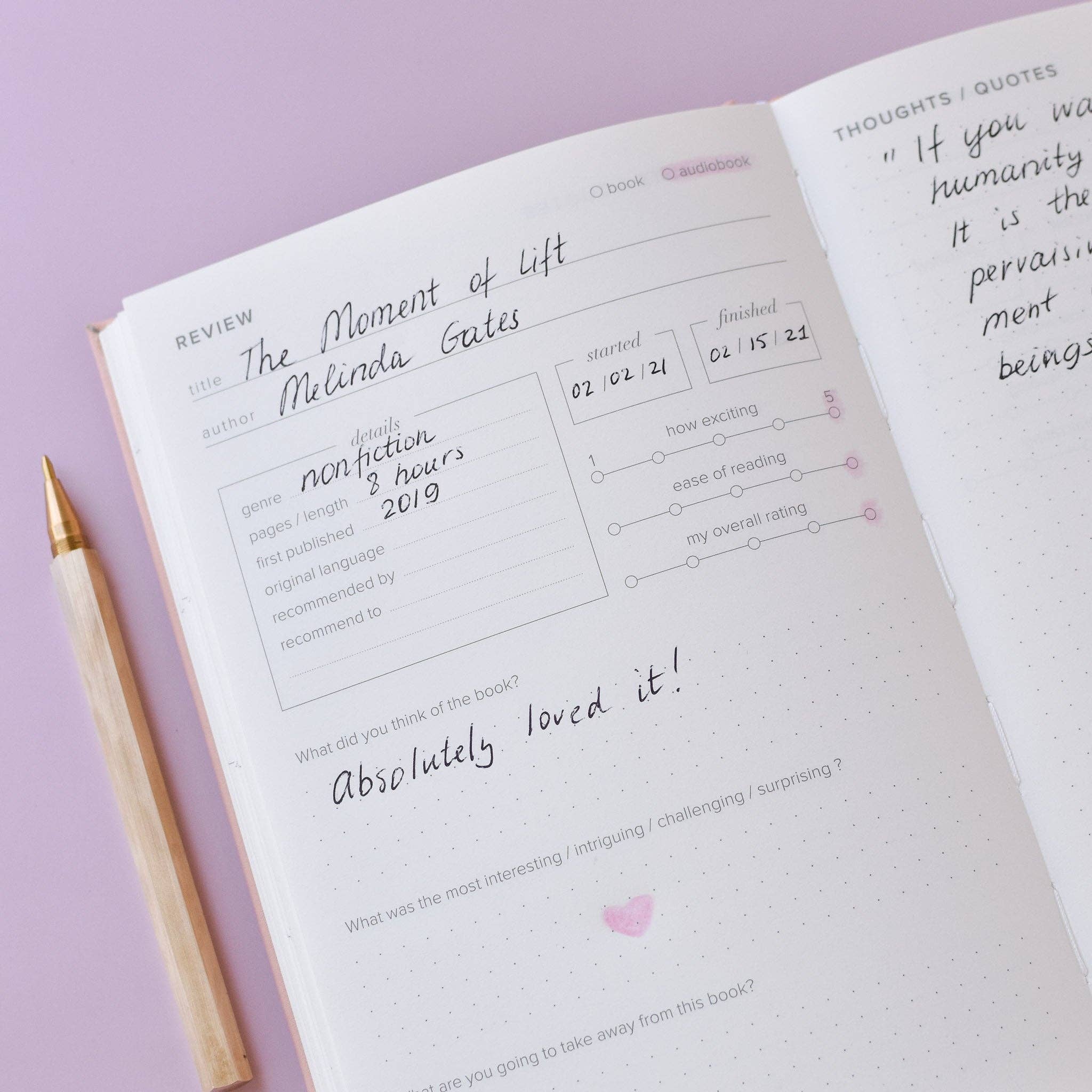 Kunitsa Co – Großhandel Tagebuch – Journal lesen (begeisterter Leser)5