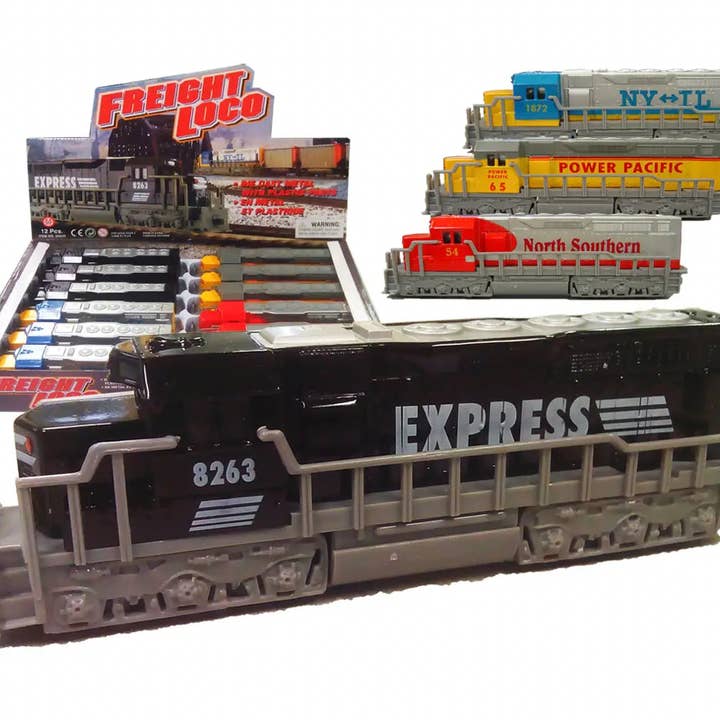 7" FREIGHT LOCO Die Cast Car for wholesale by Luna Die-cast Cars