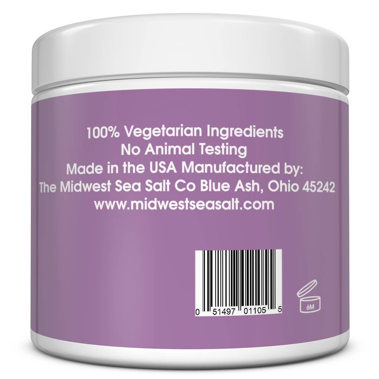 The Midwest Sea Salt Company - Wholesale Body Scrub/Exfoliant - Skin Sherbet Lavender Dreams Body Polish Salt Scrub - 23oz2