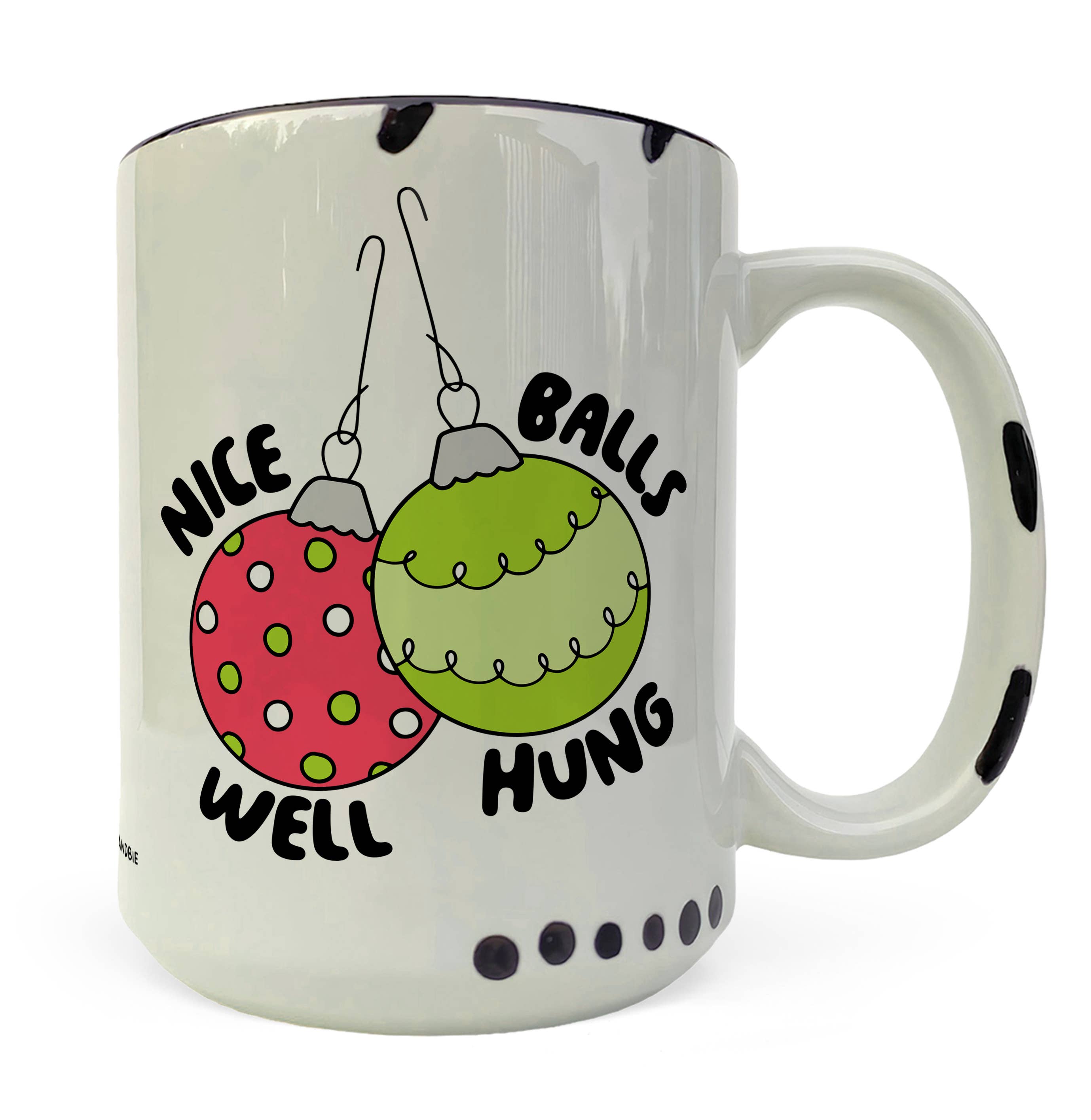 coco+bie designs - Wholesale Koffiemok - Grappige Kerstmok – Mooie Ballen Goed Opgehangen Ornamentontwerp2