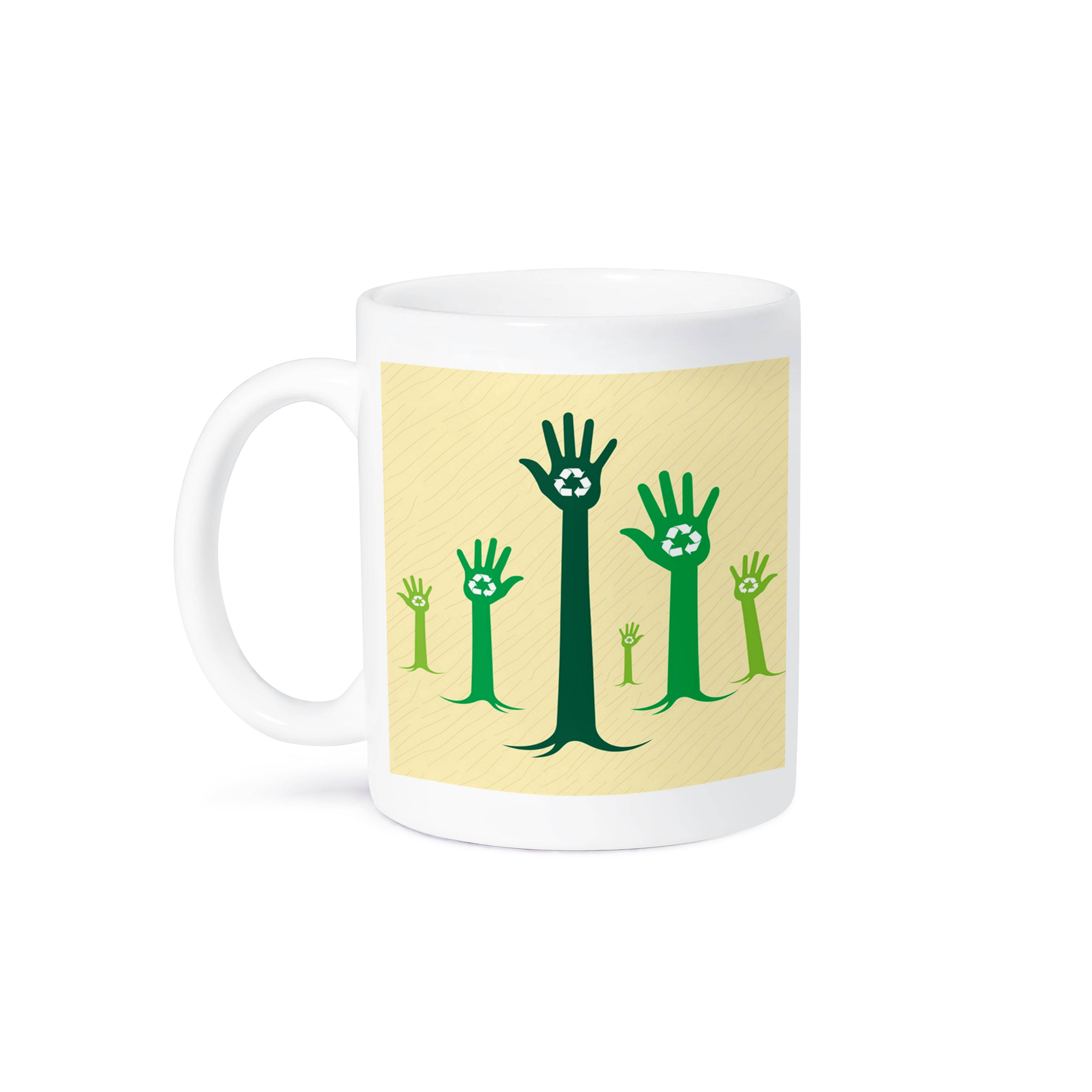 3dRose - Wholesale Coffee Mug - 3dRose, Hands With The Recycle Sign On Them, Mug8