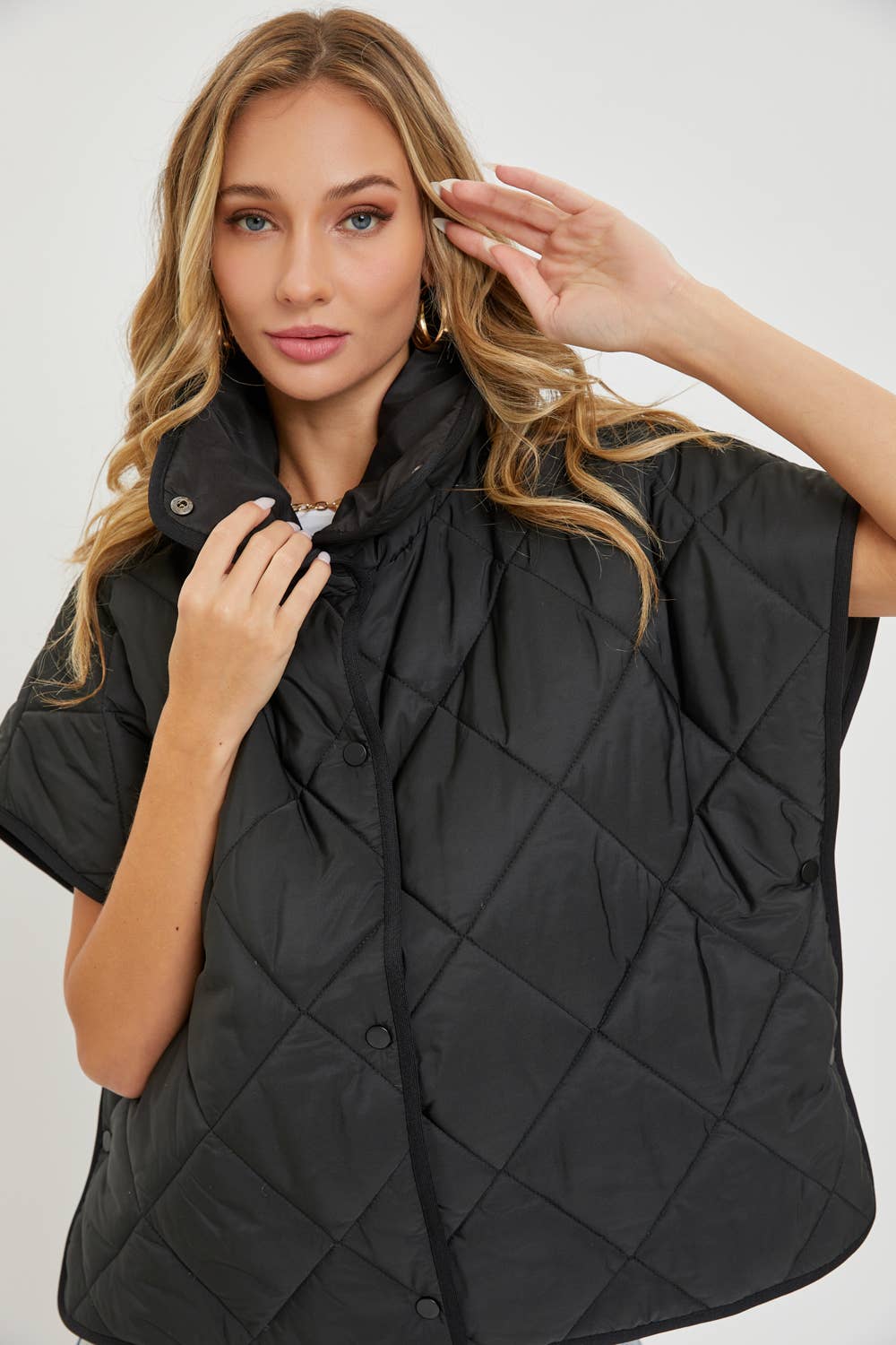 Sweet Lovely by Jen - Wholesale Outerwear Vest - Women's - QUILTED  PADDED VEST OUTERWEAR 33