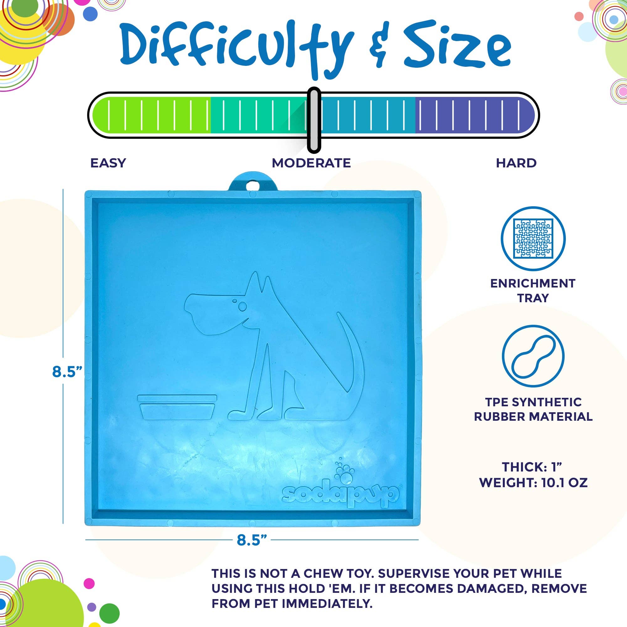 Light Blue Hold 'em Suction Cup Holder for eBowls, eTrays, and eMats for wholesale on Faire3